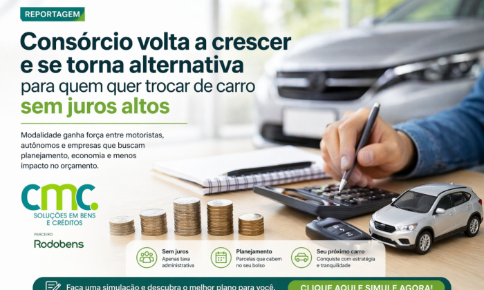 Consórcio volta a crescer e se torna alternativa para quem quer trocar de carro sem juros altos