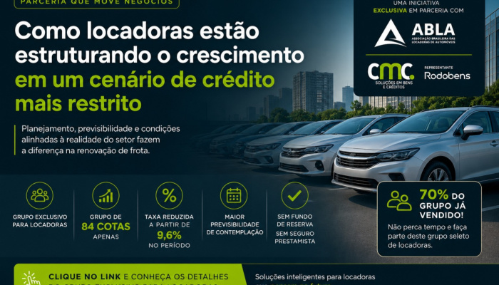 Como locadoras estão estruturando o crescimento em um cenário de crédito mais restrito
