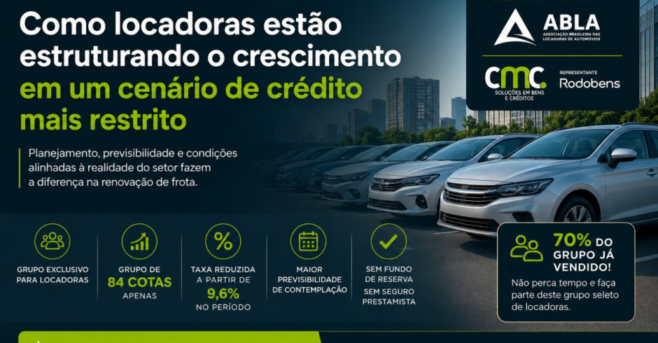 Como locadoras estão estruturando o crescimento em um cenário de crédito mais restrito