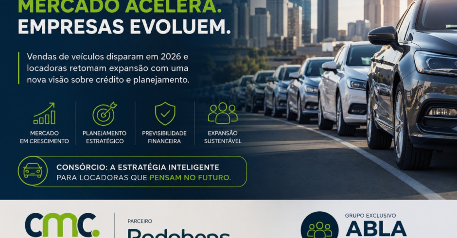 Locadoras retomam expansão em 2026, mas com uma nova visão sobre crédito e planejamento
