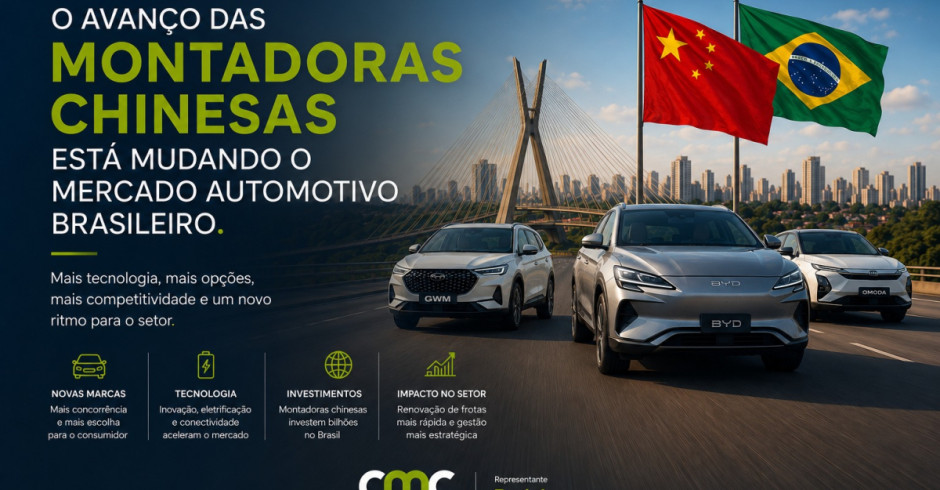 O avanço das montadoras chinesas está mudando o mercado automotivo brasileiro. E as locadoras já perceberam isso.