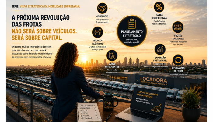 Visão Estratégica da Mobilidade Empresarial A próxima revolução das frotas não será sobre veículos. Será sobre capital.