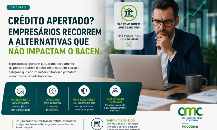 Crédito apertado? Empresários recorrem a alternativas que não impactam o Bacen